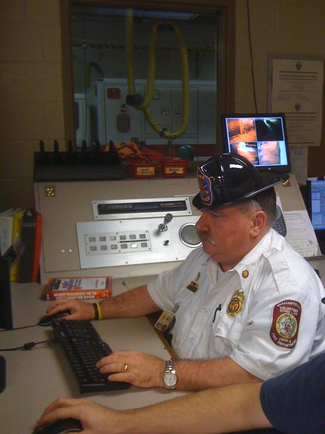 Chief Chornock working on reports