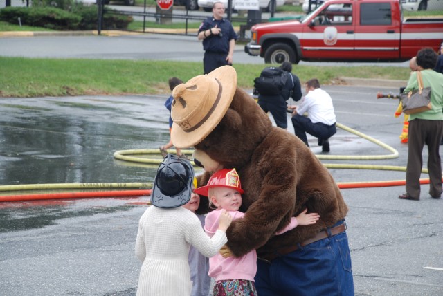 Smokey the Bear Gives Hugs